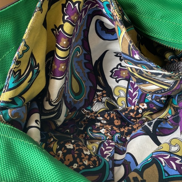 JPK Grass Green Barbara Shopper Tote ballistic nylon handbag - Picture 13 of 13